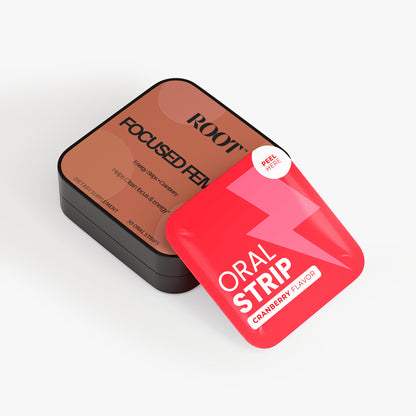 FOCUSED FEMME™ - Energy Strips • Cranberry