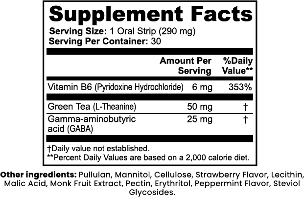 BYE BOY™ - Calm Strips • Strawberry