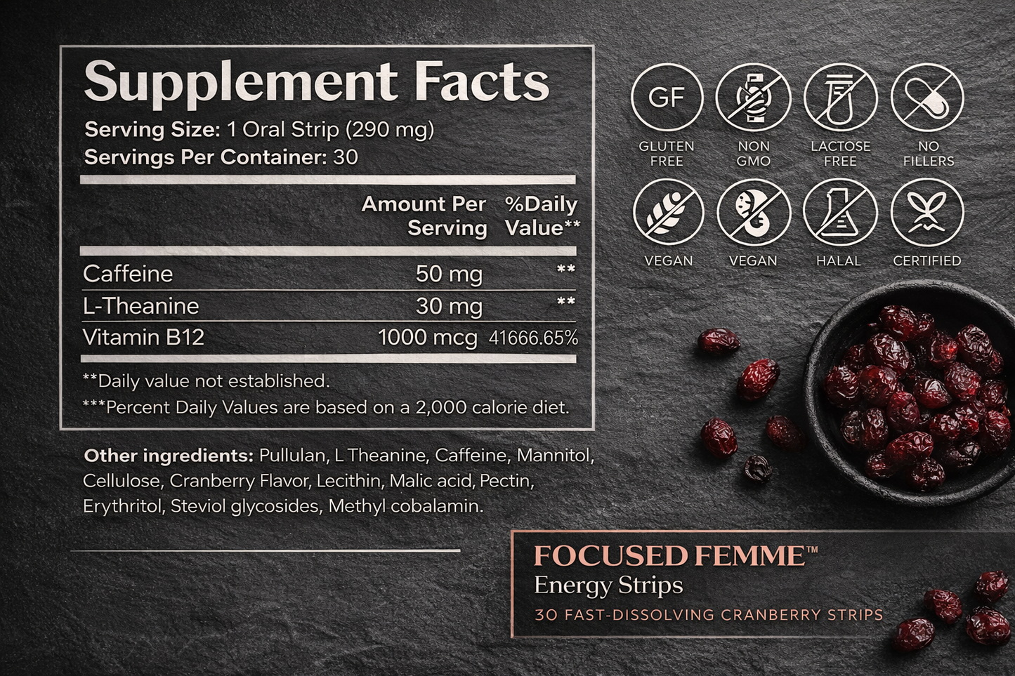 FOCUSED FEMME™ Energy Strips